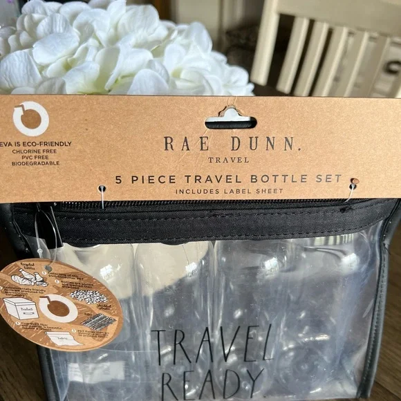 RAE DUNN 5 Piece TRAVEL SET - Picture 8 of 9